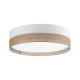 TK Lighting Linobianco fehér-barna mennyezeti lámpa (TK-6578) E27 4 izzós IP20