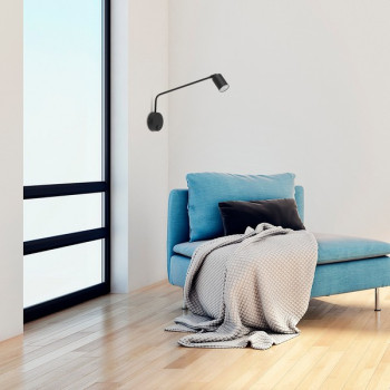 TK Lighting Logan fekete falikar (TK-4743) GU10 1 izzós IP20
