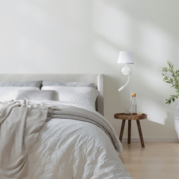 TK Lighting Maja fehér falikar (TK-10080) E27+G9 2 izzós IP20