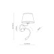 TK Lighting Maja fekete falikar (TK-10081) E27+G9 2 izzós IP20