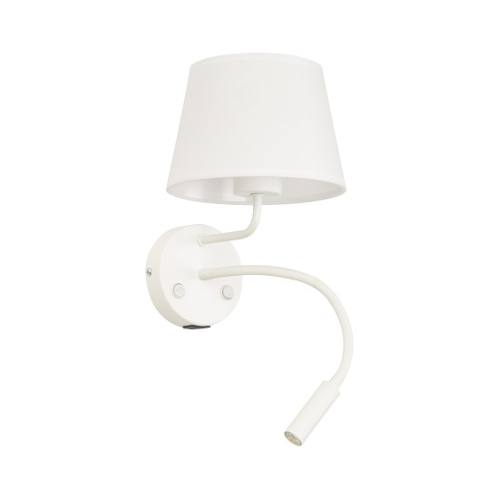 TK Lighting Maja fehér falikar (TK-10204) E27+G9 2 izzós IP20