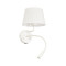TK Lighting Maja fehér falikar (TK-10204) E27+G9 2 izzós IP20