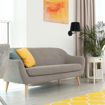 TK Lighting Maja fekete falikar (TK-1884) E27 1 izzós IP20