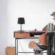 TK Lighting Maja fekete asztali lámpa (TK-2936) E27 1 izzós IP20
