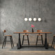 TK Lighting Martin fehér-fekete függesztett lámpa (TK-4503) G9 4 izzós IP20