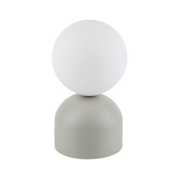 TK Lighting Miki szürke-fehér asztali lámpa (TK-16038) G9 1 izzós IP20