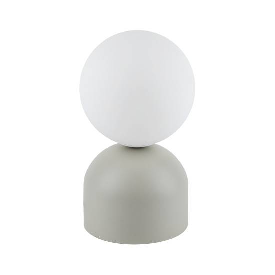 TK Lighting Miki szürke-fehér asztali lámpa (TK-16038) G9 1 izzós IP20