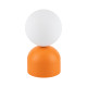 TK Lighting Miki narancs-fehér asztali lámpa (TK-16041) G9 1 izzós IP20