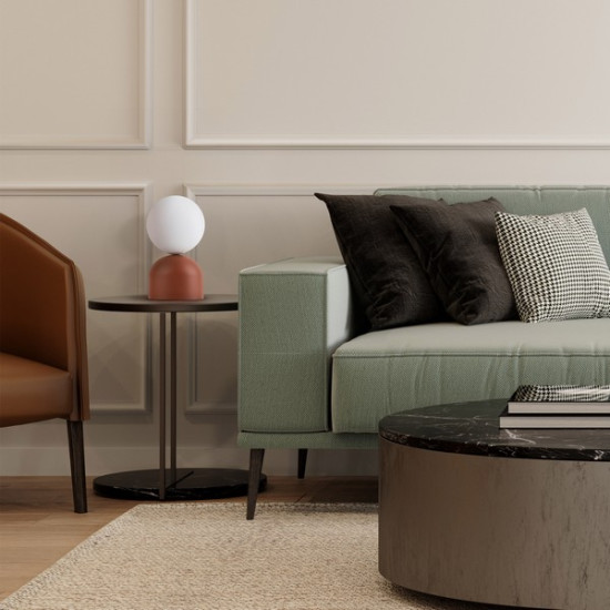 TK Lighting Miki réz-fehér asztali lámpa (TK-16042) G9 1 izzós IP20