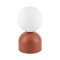TK Lighting Miki réz-fehér asztali lámpa (TK-16042) G9 1 izzós IP20