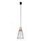 TK Lighting Modesto fekete-barna függesztett lámpa (TK-10155) GU10 1 izzós IP20