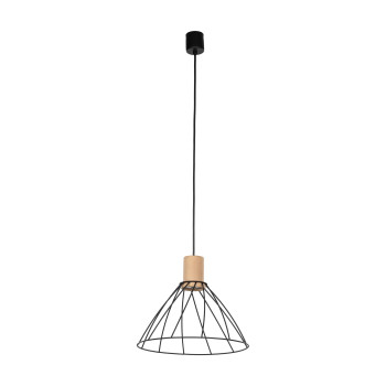 TK Lighting Modesto fekete-barna függesztett lámpa (TK-10156) GU10 1 izzós IP20