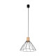 TK Lighting Modesto fekete-barna függesztett lámpa (TK-10156) GU10 1 izzós IP20
