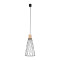 TK Lighting Modesto fekete-barna függesztett lámpa (TK-10157) GU10 1 izzós IP20