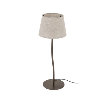 TK Lighting Nicola bézs-barna asztali lámpa (TK-16027) E27 1 izzós IP20