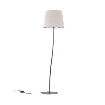 TK Lighting Nicola bézs-barna állólámpa (TK-16028) E27 1 izzós IP20