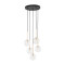 TK Lighting Nilos átlátszó-arany függesztett lámpa (TK-5943) G9 5 izzós IP20