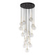 TK Lighting Nilos átlátszó-arany függesztett lámpa (TK-5945) G9 17 izzós IP20