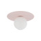 TK Lighting Pixi rózsaszín-fehér mennyezeti lámpa (TK-10228) G9 1 izzós IP20