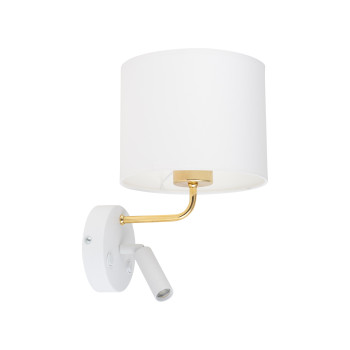TK Lighting Richi fehér-arany falikar (TK-1370) E27+G9 2 izzós IP20