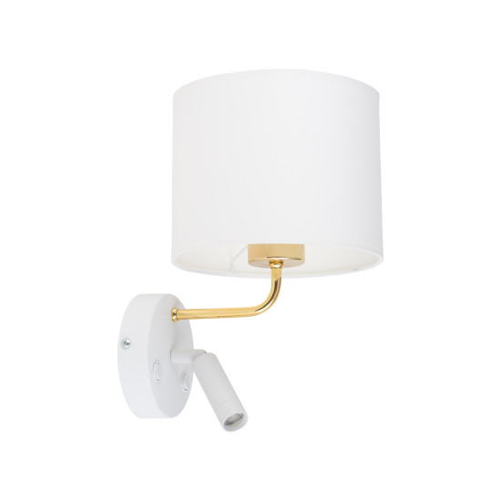 TK Lighting Richi fehér-arany falikar (TK-1370) E27+G9 2 izzós IP20