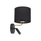 TK Lighting Richi fekete-arany falikar (TK-4234) E27+G9 2 izzós IP20