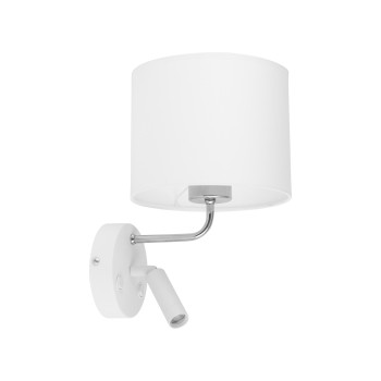 TK Lighting Richi fehér-ezüst falikar (TK-4236) E27+G9 2 izzós IP20