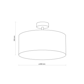 TK Lighting Rondo bézs mennyezeti lámpa (TK-6247) E27 4 izzós IP20