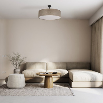 TK Lighting Rondo bézs mennyezeti lámpa (TK-6248) E27 4 izzós IP20
