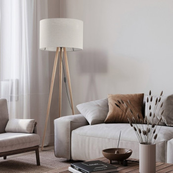 TK Lighting Tokyo szürke-barna állólámpa (TK-5284) E27 1 izzós IP20