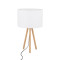 TK Lighting Tokyo fehér-barna asztali lámpa (TK-5290) E27 1 izzós IP20