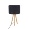 TK Lighting Tokyo fekete-barna asztali lámpa (TK-5293) E27 1 izzós IP20