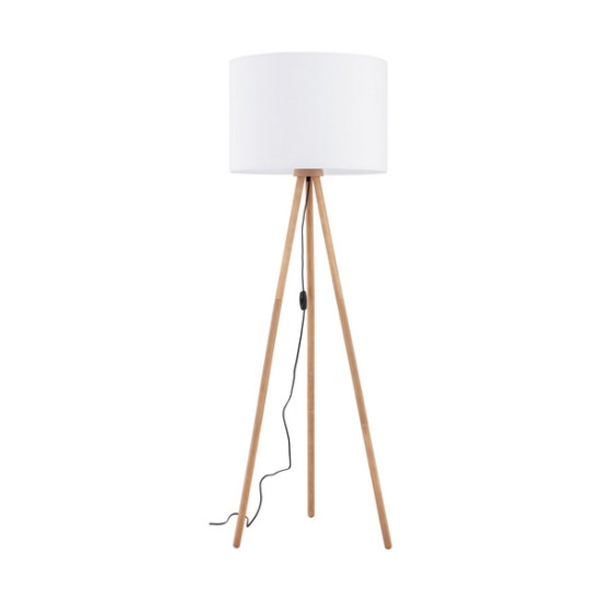 TK Lighting Tokyo fehér-barna állólámpa (TK-5299) E27 1 izzós IP20