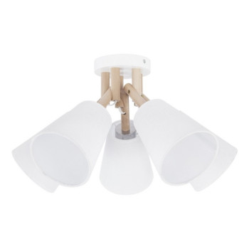 TK Lighting Vaio fehér mennyezeti lámpa (TK-666) E27 5 izzós IP20