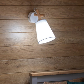 TK Lighting Vaio fehér falikar (TK-818) E27 1 izzós IP20