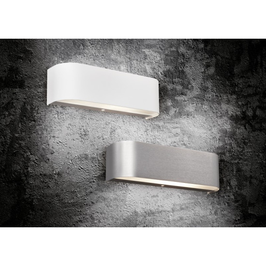 Trio Adriano csiszolt alumínium LED fali lámpa (TRI-220810205) LED 1 izzós IP20