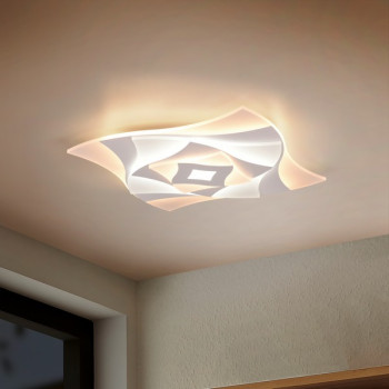Trio Akita fehér-többszínű LED mennyezeti lámpa (TRI-647110131) LED 1 izzós IP20