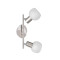 Trio Antibes matt-nikkel-fehér mennyezeti spotlámpa (TRI-R80172007) E14 2 izzós IP20