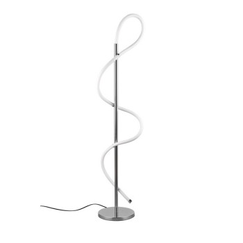 Trio Argos króm-fehér LED állólámpa (TRI-R42361106) LED 1 izzós IP20
