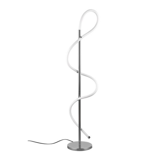 Trio Argos króm-fehér LED állólámpa (TRI-R42361106) LED 1 izzós IP20