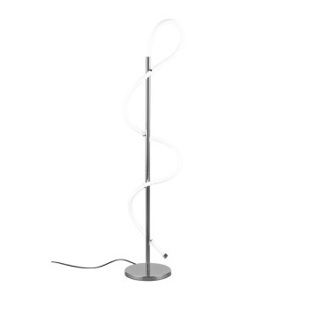 Trio Argos króm-fehér LED állólámpa (TRI-R42361106) LED 1 izzós IP20