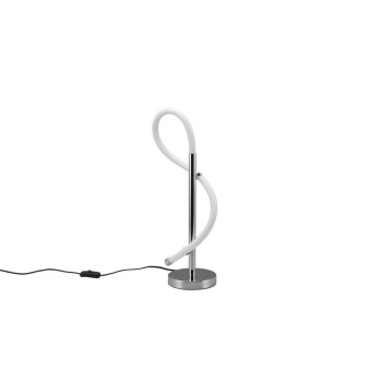 Trio Argos króm-fehér LED asztali lámpa (TRI-R52361106) LED 1 izzós IP20