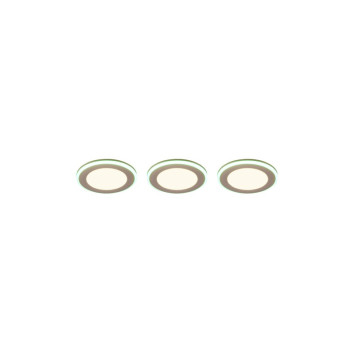 Trio Argus fehér LED beépíthető lámpa szett (TRI-653610331) LED 2 izzós IP20