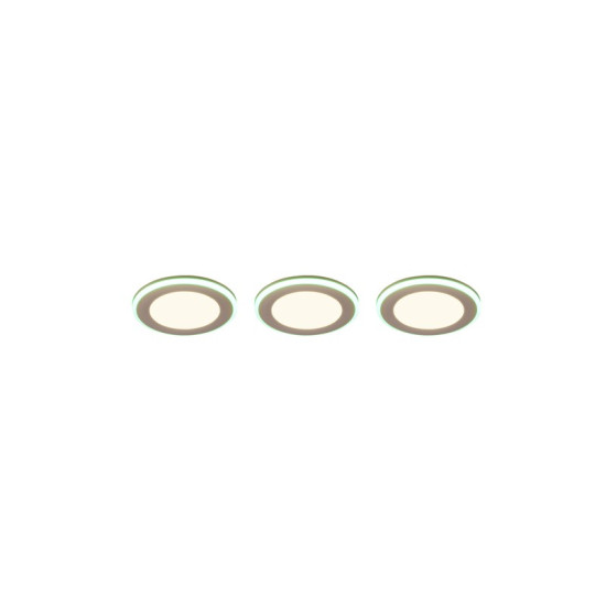 Trio Argus fehér LED beépíthető lámpa szett (TRI-653610331) LED 2 izzós IP20