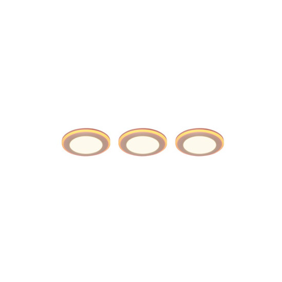 Trio Argus fehér LED beépíthető lámpa szett (TRI-653610331) LED 2 izzós IP20