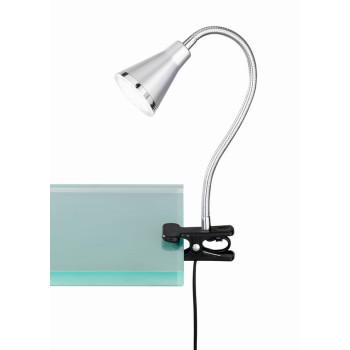 Trio Arras króm-titán LED csiptetős lámpa (TRI-R22711187) LED 1 izzós IP20