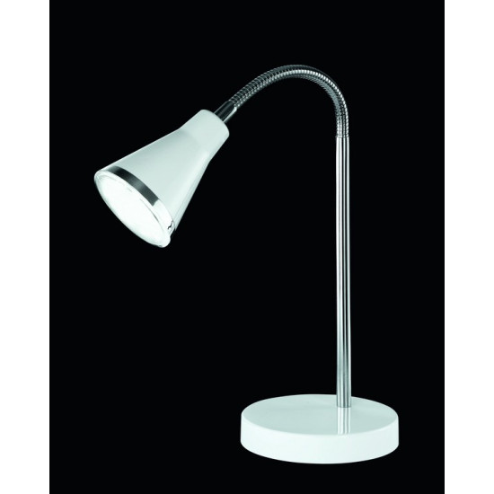 Trio Arras króm-fehér LED asztali lámpa (TRI-R52711101) LED 1 izzós IP21