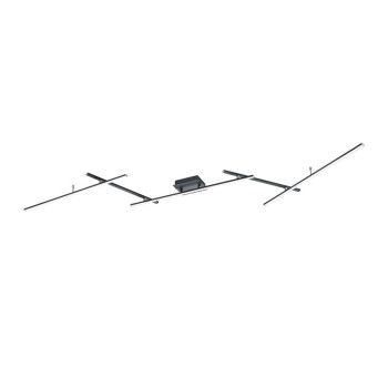 Trio Arvin fekete LED mennyezeti lámpa (TRI-628410532) LED 1 izzós IP20
