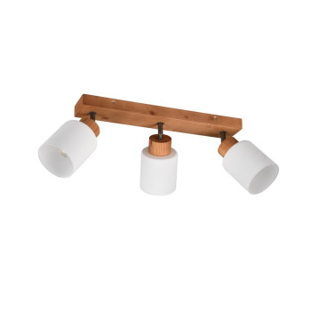 Trio Assam natúr-fehér mennyezeti spotlámpa (TRI-R81113030) E14 3 izzós IP20