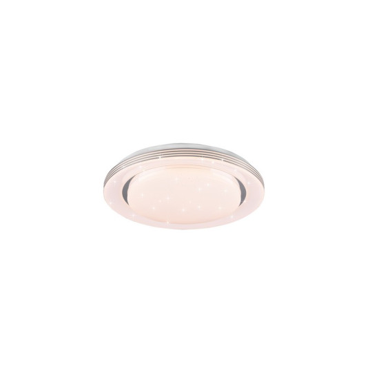 Trio Atria fehér-króm LED mennyezeti lámpa (TRI-R67041000) LED 1 izzós IP20